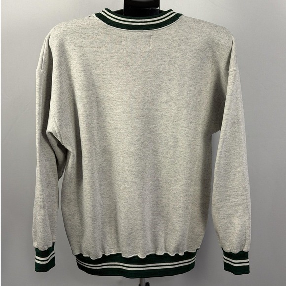 Vintage Marshall Thundering Herd Sweatshirt Mens Large Gray College Football 90s - Picture 2 of 8